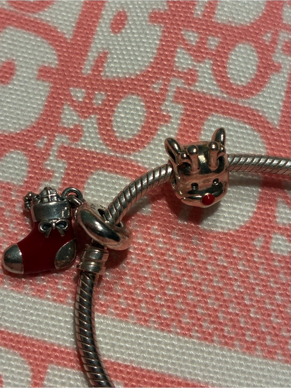 Pandora Christmas Bracelet with 3 Holiday Charms - Picture 13 of 16